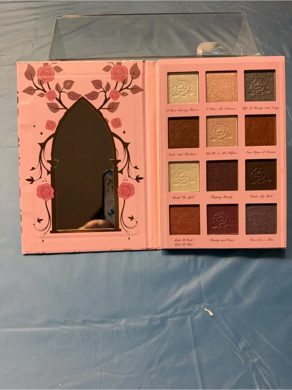 Disney Pink & Gold 12-Color Shimmer Eyeshadow Palette with Mary Kay Brushes
